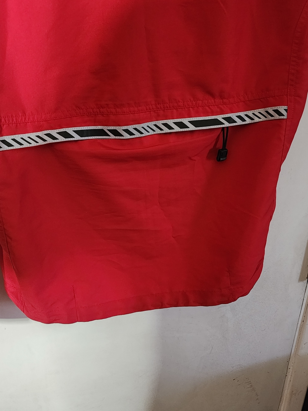 Descente Red Performance Zip Jacket with Black Trim - Picture 7 of 13